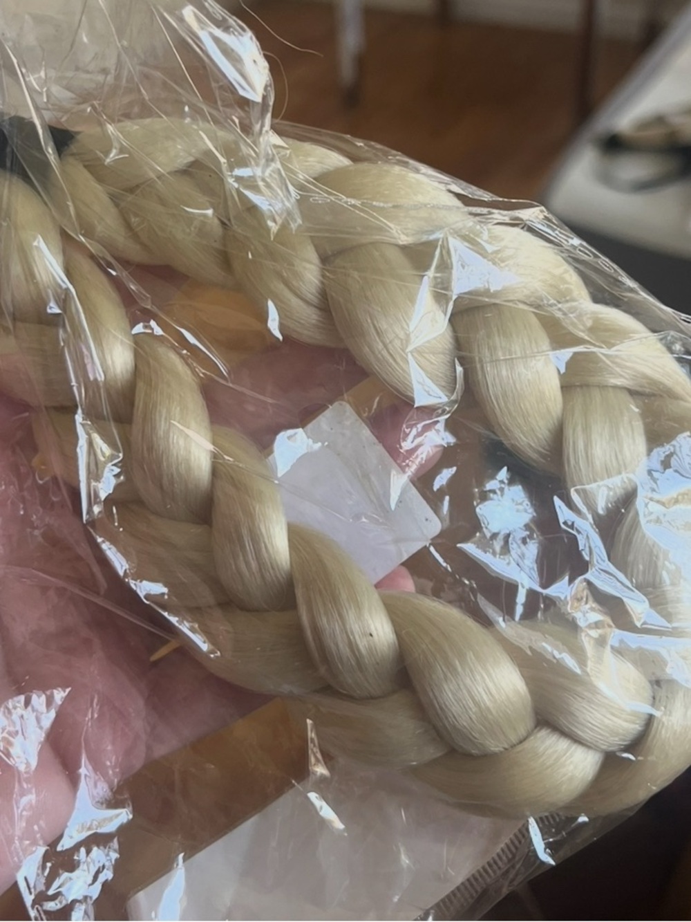 NWT: Blonde Synthetic Braided Hair Extension- Versatile Styling